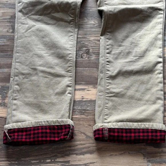 Natural Reflections Flannel Lined Pants Size 8 - Picture 5 of 10